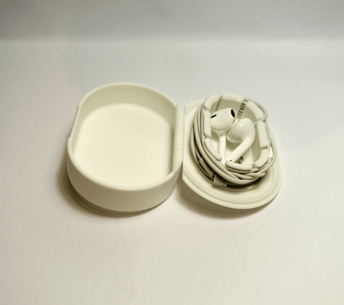 Download free STL file Hinged Case for Earphones • 3D printing design